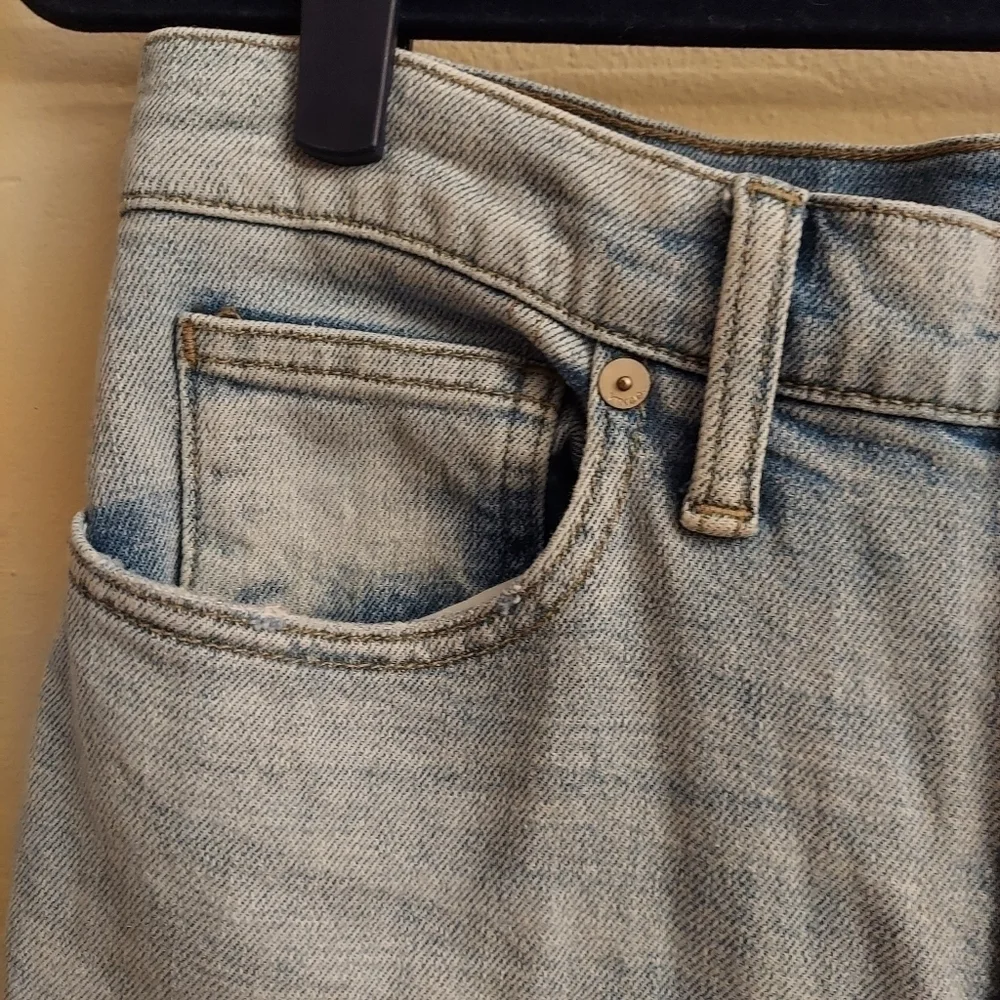 VINCE Lightwash High Waisted Straight Button Fly Jeans 30 - Picture 7 of 11